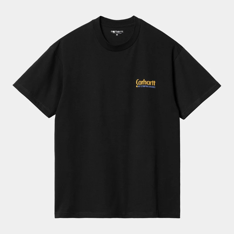Carhartt WIP Heren verbijstering biologisch T-shirt met korte mouwen - zwart