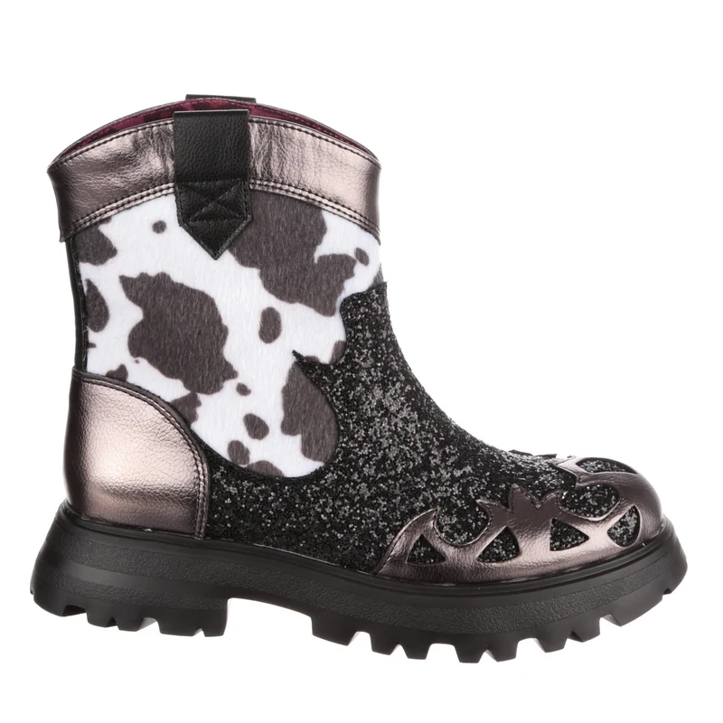 Irregular Choice Dames Step in Style laars - Zwart