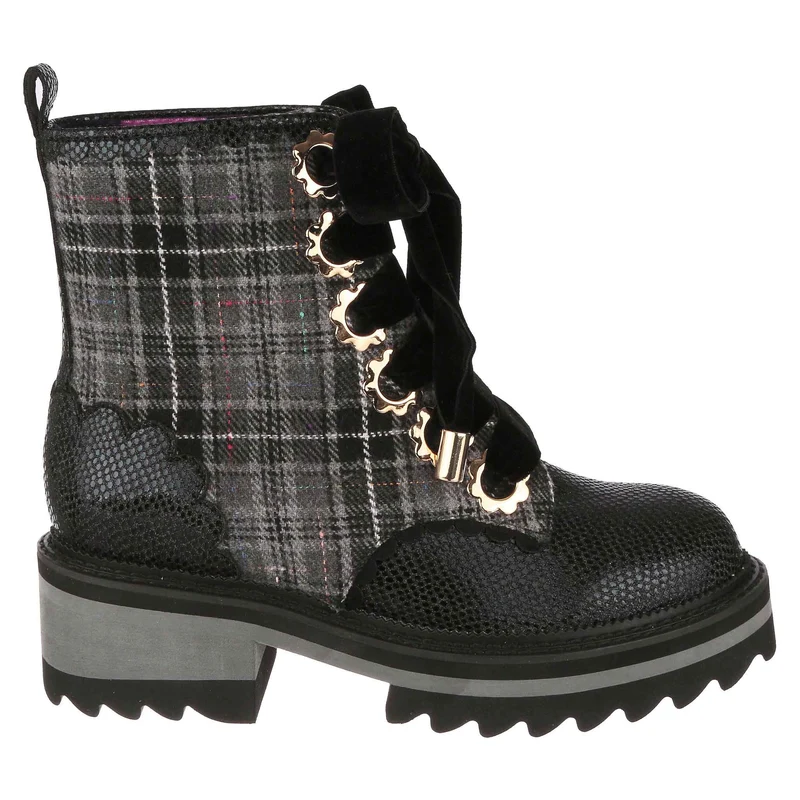 Irregular Choice Ochtendwandelinglaarzen voor dames - zwart