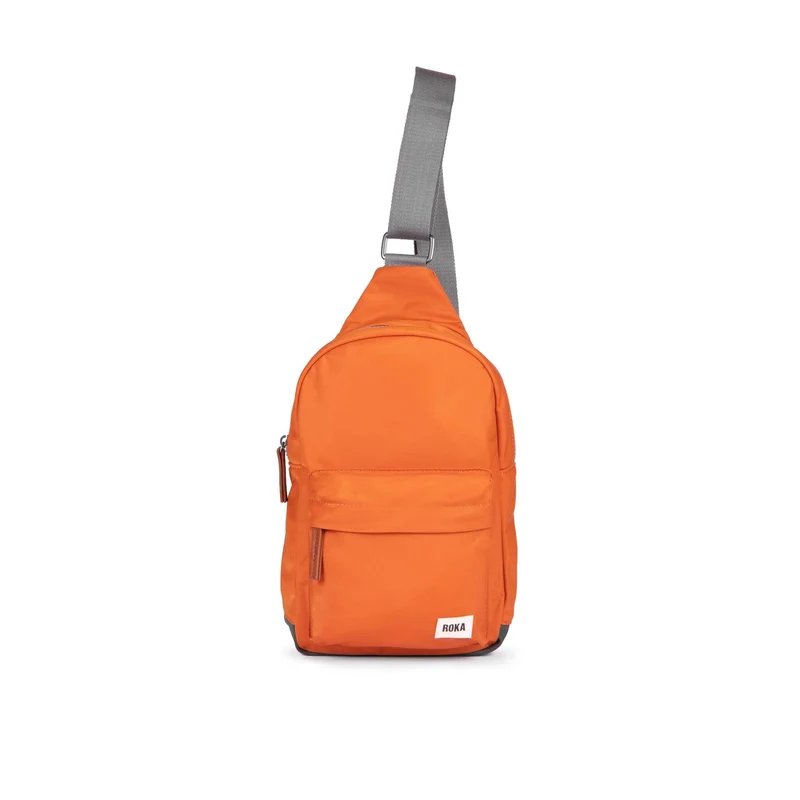 ROKA Willesden Grote tas van gerecycled nylon - Verbrand oranje