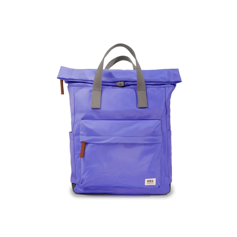ROKA Canfield B Simple Purple Medium tas van gerecycled nylon