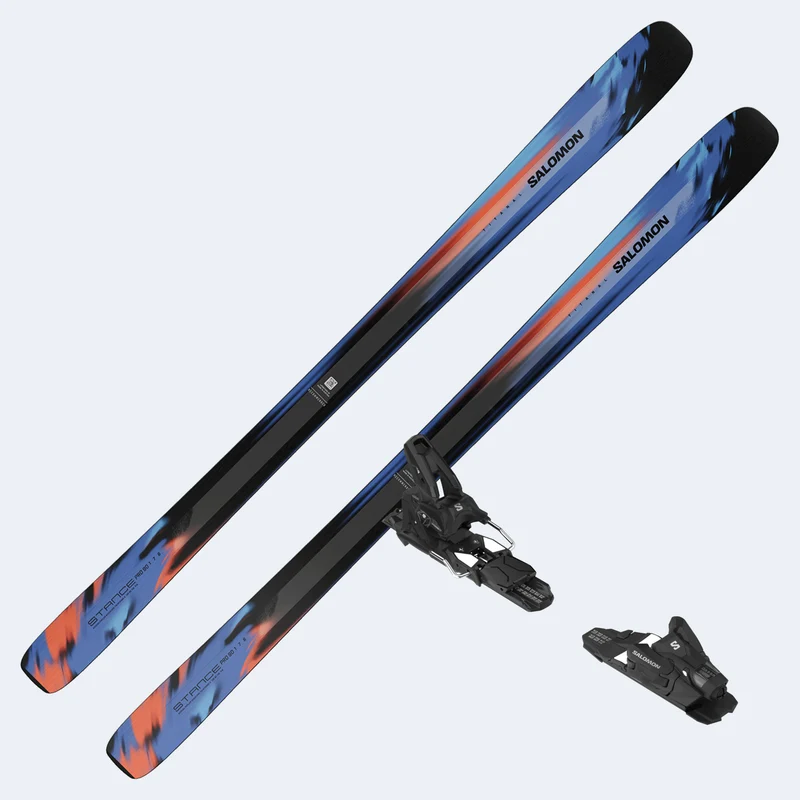 2027 Salomon Stance Pro 90 Demo Skis W/ Strive 13 Demo Bindings