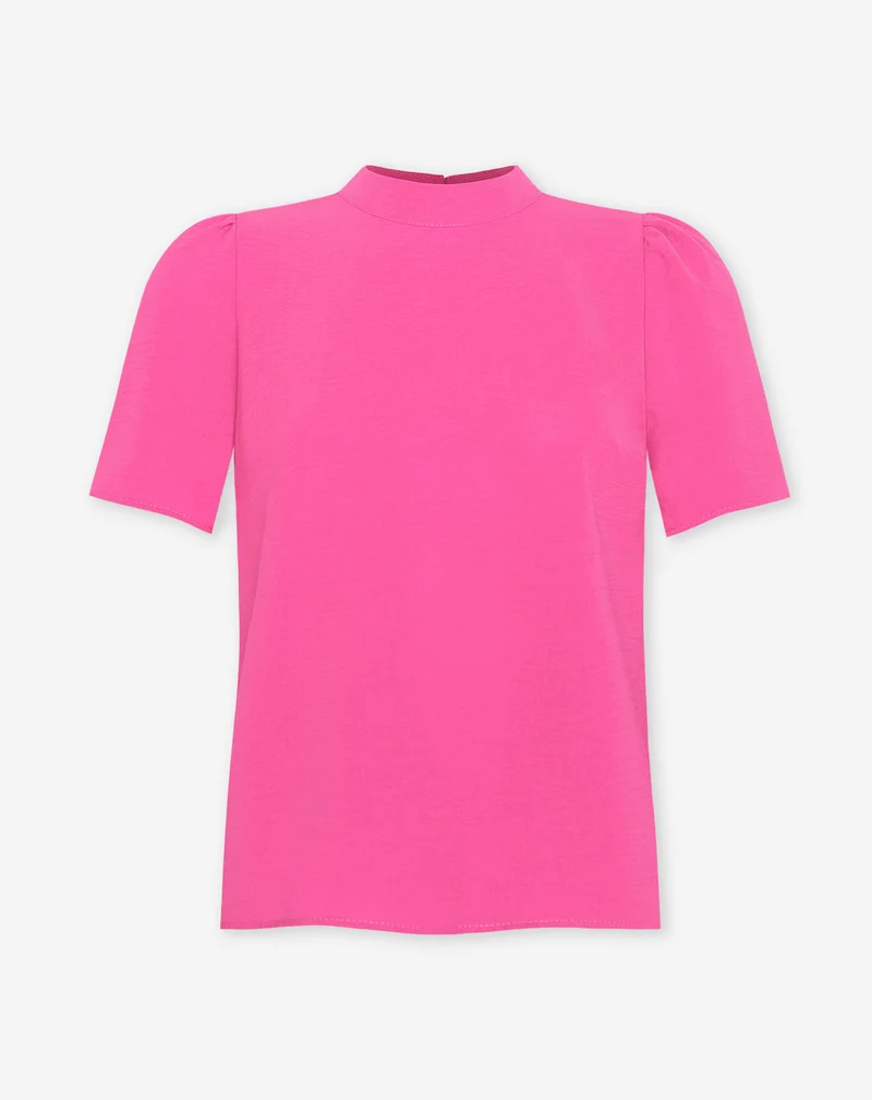 JULIE SHORT SLEEVE TOP ROZE