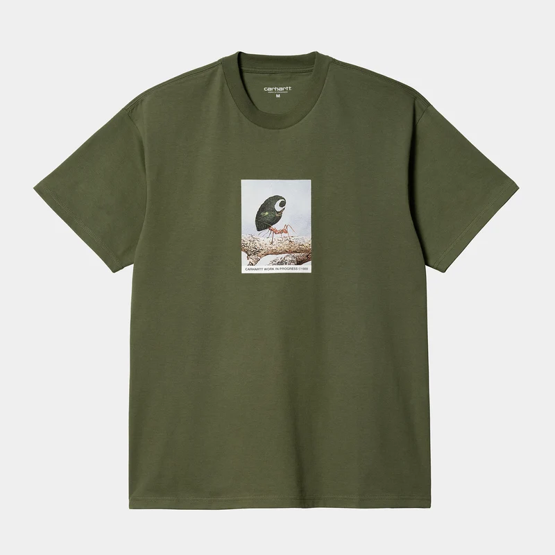 Carhartt WIP Antleaf T-shirt met korte mouwen voor heren - Dollar groen