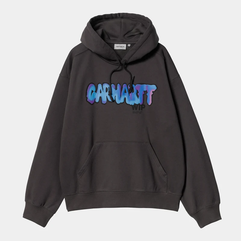 Carhartt WIP Drip-hoodie voor heren - houtskool