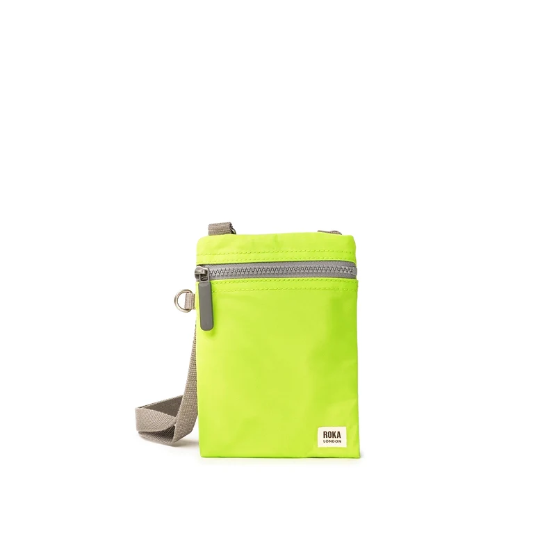 ROKA Chelsea Limekleurige tas van gerecycled nylon