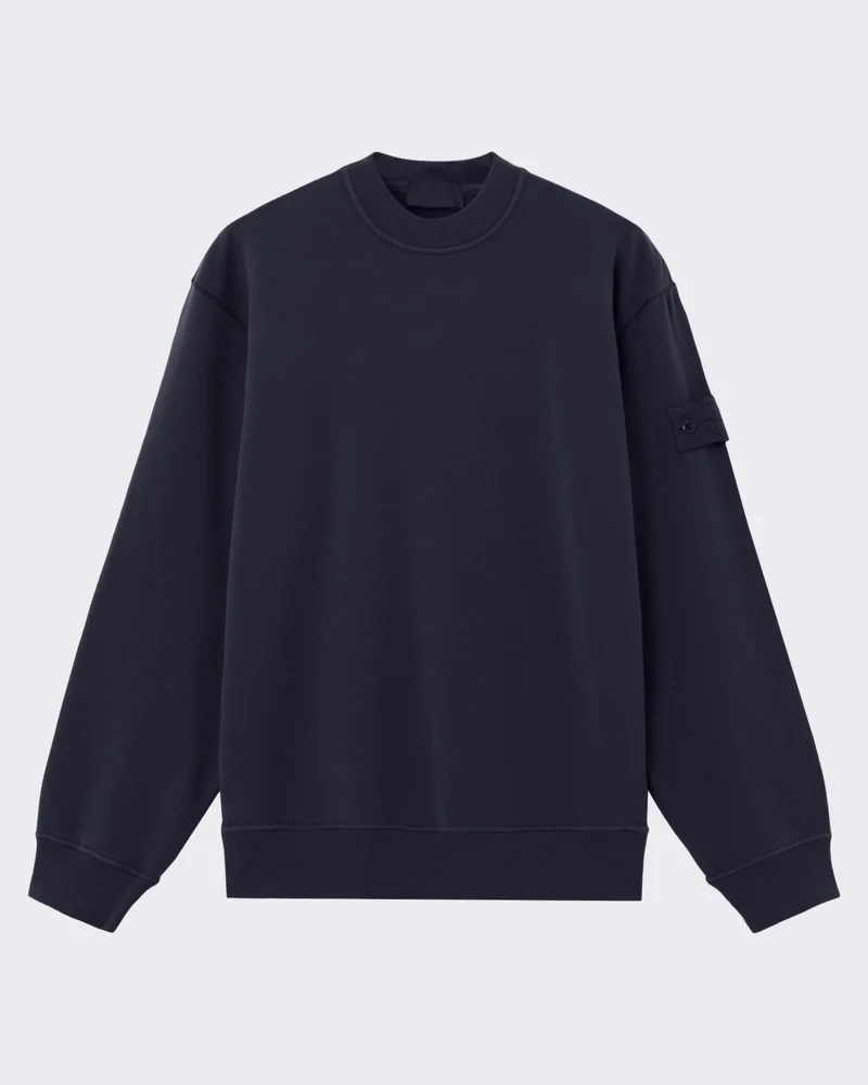 Heren Sweatshirt-Blauw Blue-V0020 Blauw