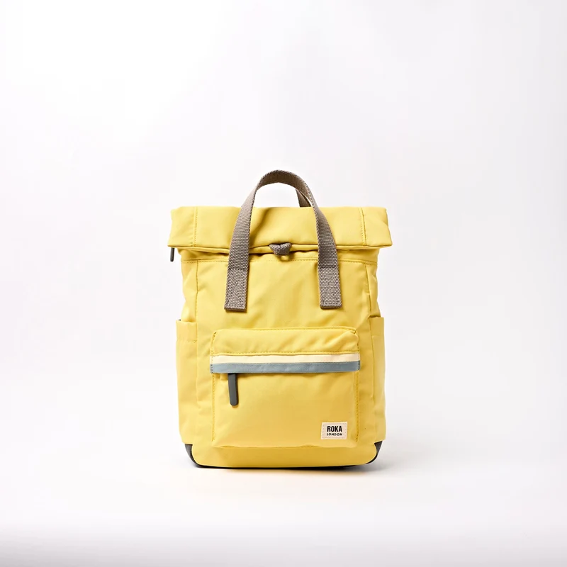 ROKA Canfield B Lemonade Stripe Kleine Tas van Gerecycled Nylon