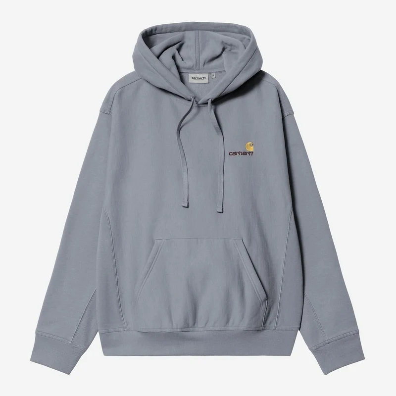 Carhartt WIP HEREN American Script Hoodie | Schaduwblauw