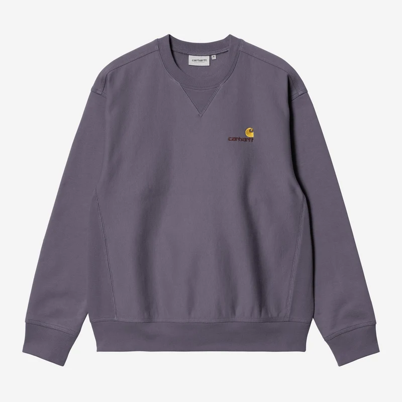 Carhartt WIP HEREN American Script Sweatshirt | Shady Purple