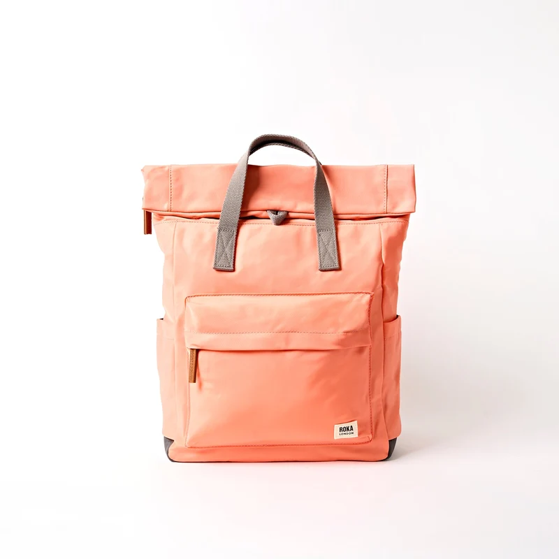 ROKA Canfield B Suikerkoraal Medium Gerecyclede Nylon Tas
