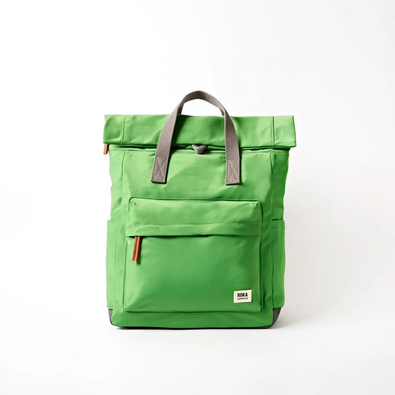 ROKA Canfield B Online Lime Medium Gerecyclede Nylon Tas