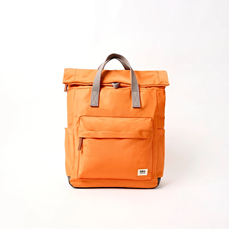ROKA Canfield B Jaffa Oranje Middelgrote Tas van Gerecycled Nylon
