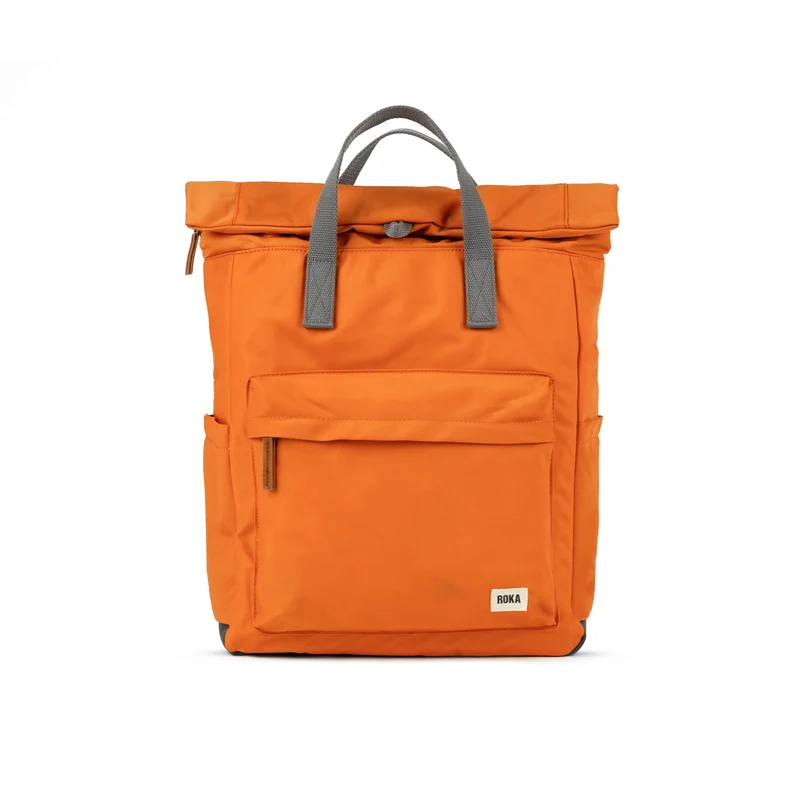 ROKA Canfield Grote tas van gerecycled nylon in de kleur Burnt Orange