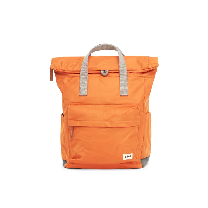 ROKA Canfield B Brandoranje Middelgrote Tas van Gerecycled Nylon