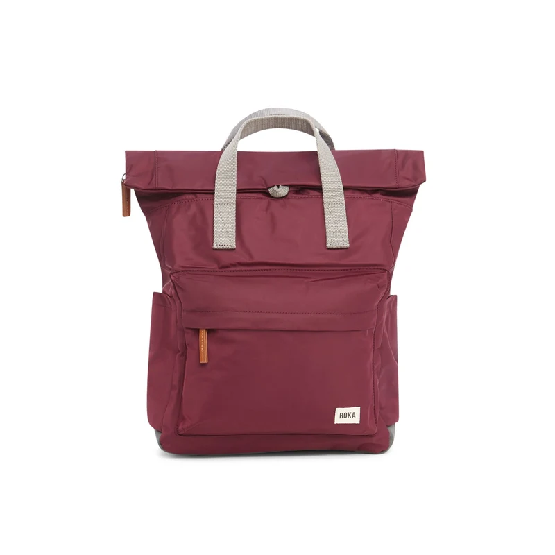 ROKA Canfield B Plum Medium Gerecyclede Nylon Tas
