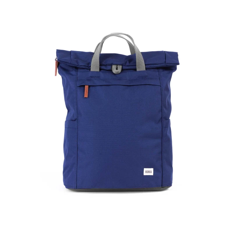 ROKA Finchley Een grote tas van gerecycled canvas met mineralenmotief