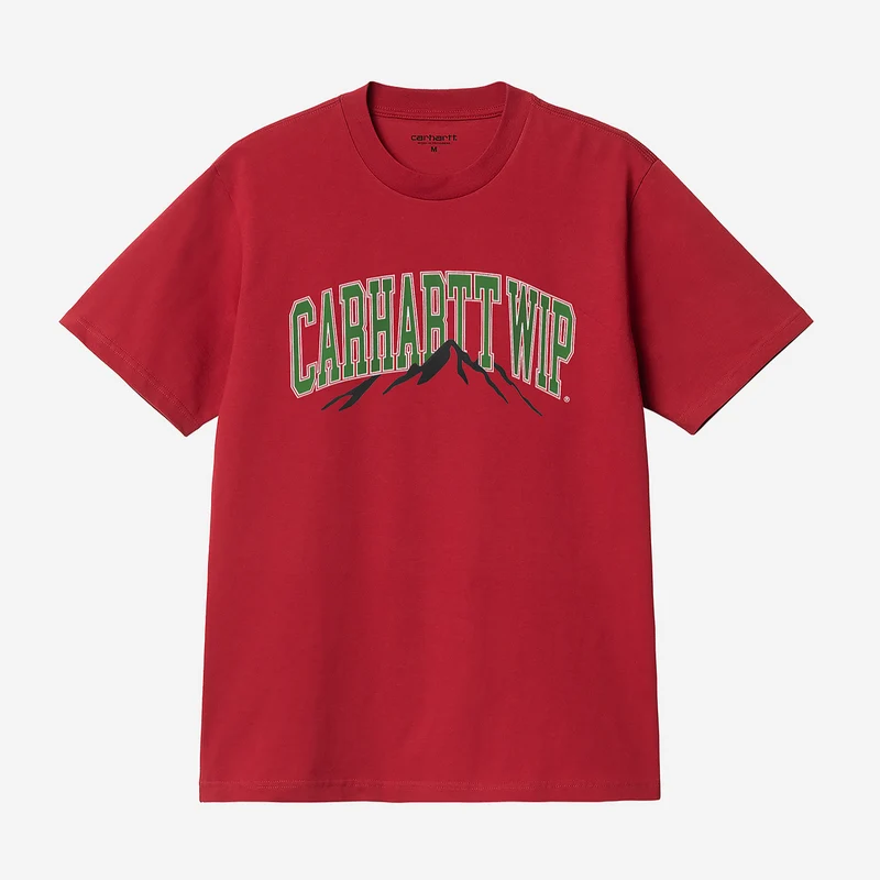 Carhartt WIP Mountain College T-shirt voor heren - Kers
