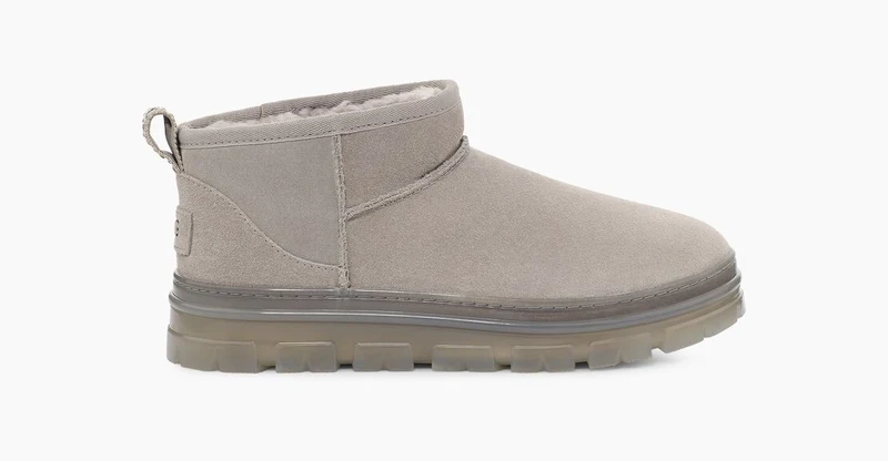 UGG Ultra Mini-laarzen voor dames - kampvuurgrijs