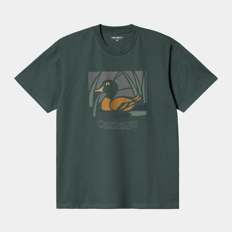 Carhartt WIP Duck Pond T-shirt met korte mouwen voor heren - Juniper