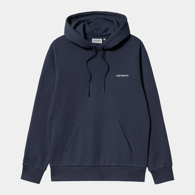 Carhartt WIP Heren hoodie met scriptborduurwerk - Enzian
