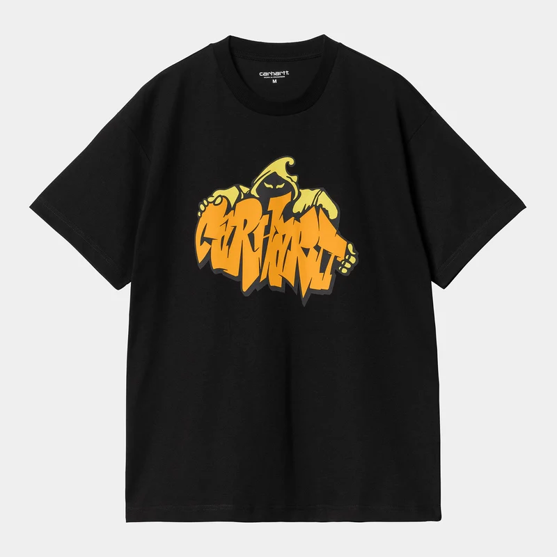 Carhartt WIP Heren Yute T-shirt met korte mouwen - Zwart