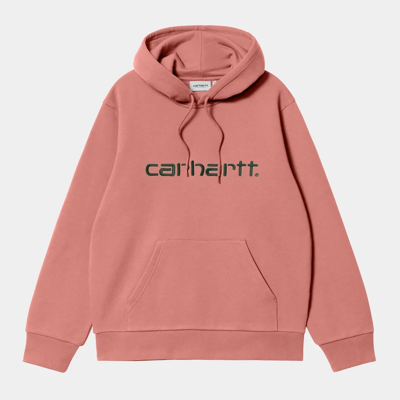 Carhartt WIP HEREN Carhartt Hoodie - Dusty Rose / Sycamore-boom