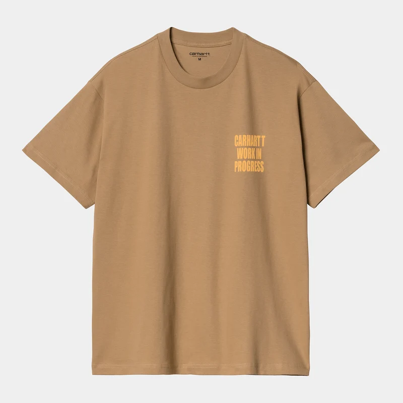 Carhartt WIP Heren Archivo T-shirt met korte mouwen - Peanut