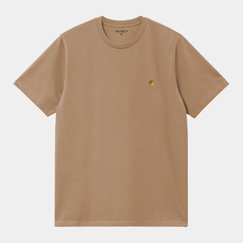 Carhartt WIP Heren Chase T-shirt met korte mouwen - Peanut