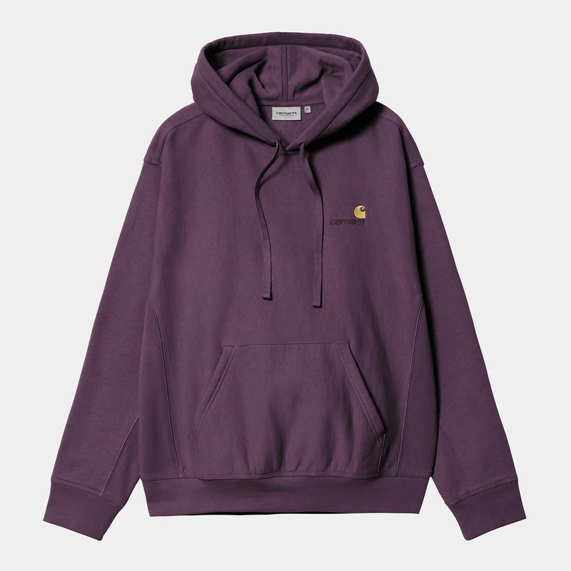 Carhartt WIP HEREN American Script Hoodie - Bosbes