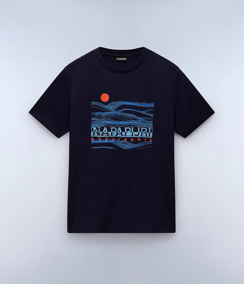 Napapijri Heren Buti T-shirt - Marineblauw