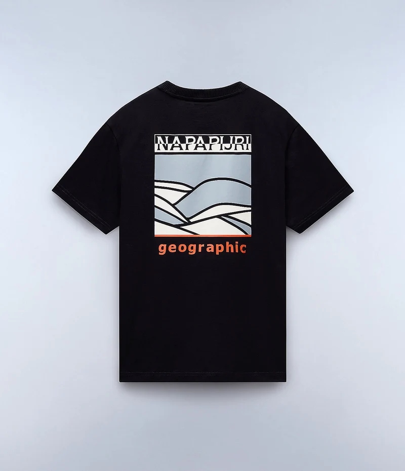 Napapijri Heren Sovana T-shirt - Zwart
