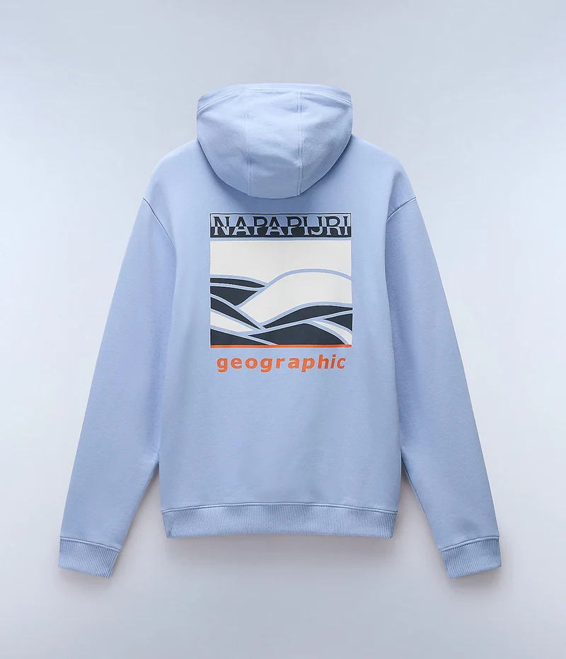 Napapijri Sovana hoodie voor heren - Zachte chambray