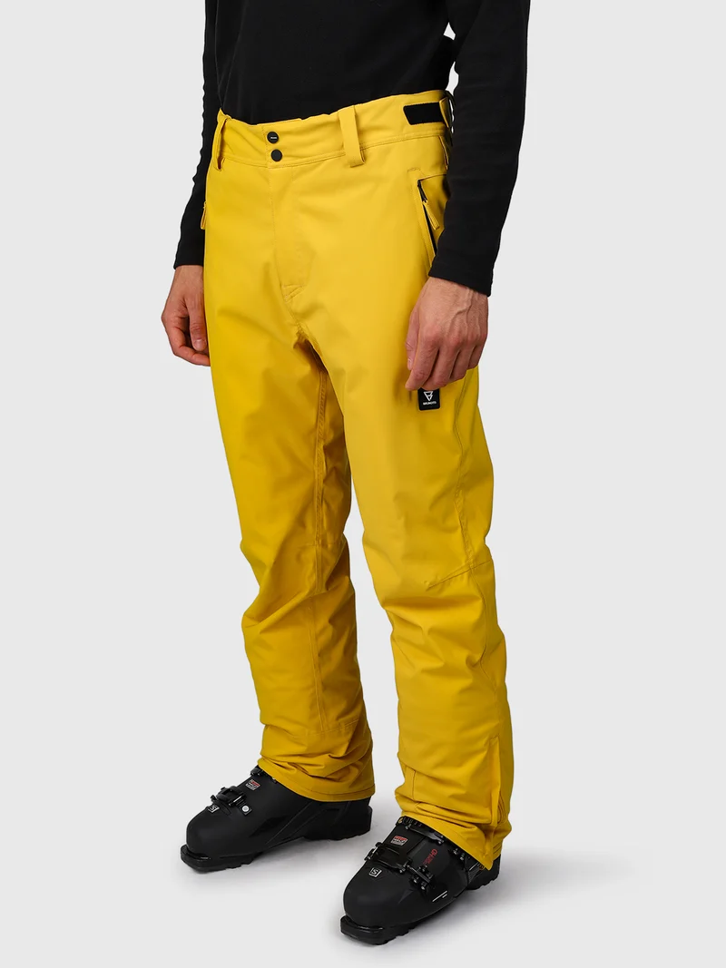 Footrail Men Snow Pants | Lemon Curry