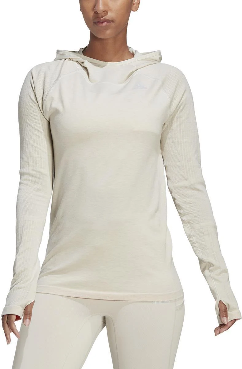 XCITY KNIT LS Da. Laufsweater mit Kapuze
