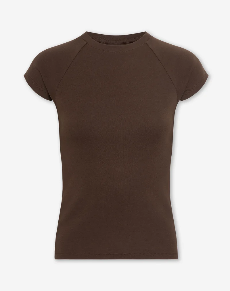 BASIC BABY RAGLAN TEE BRUIN