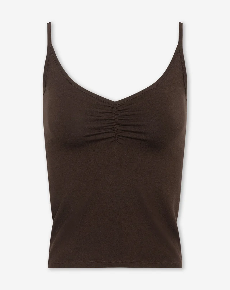 BASIC GATHERING SINGLET BRUIN