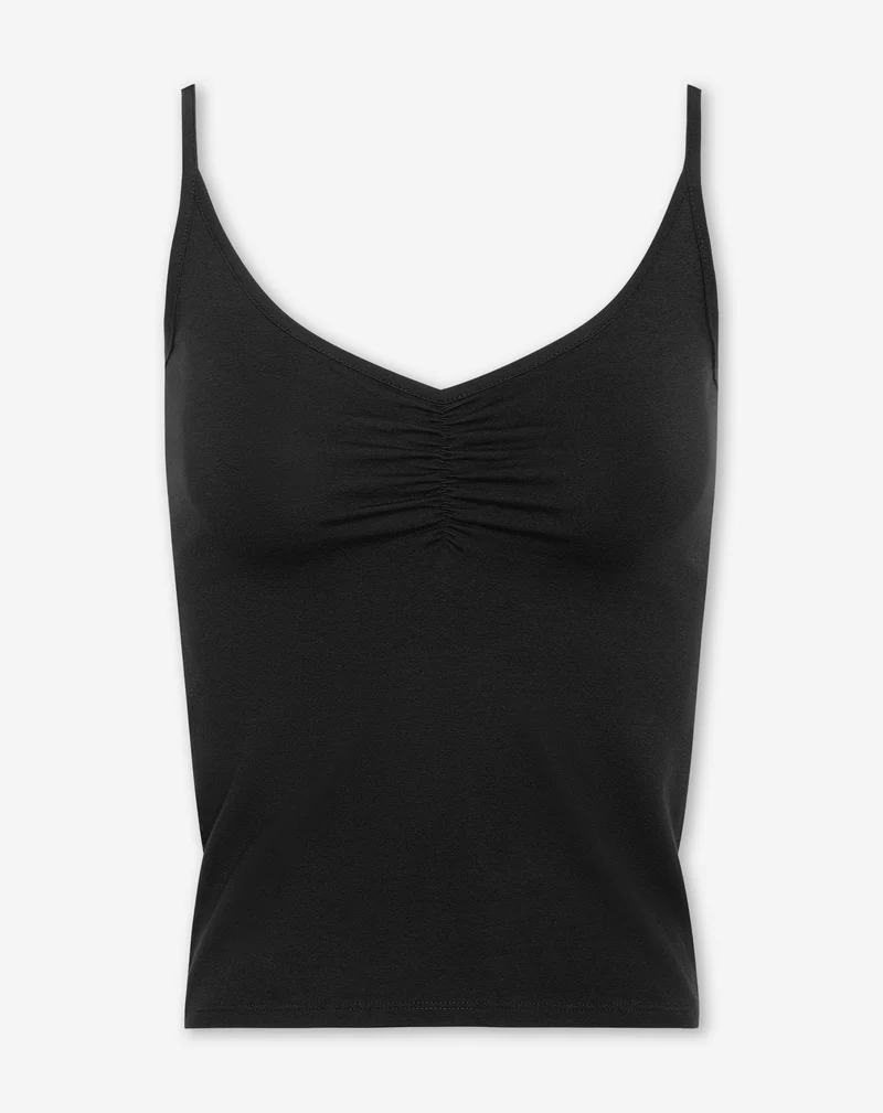 BASIC GATHERING SINGLET ZWART