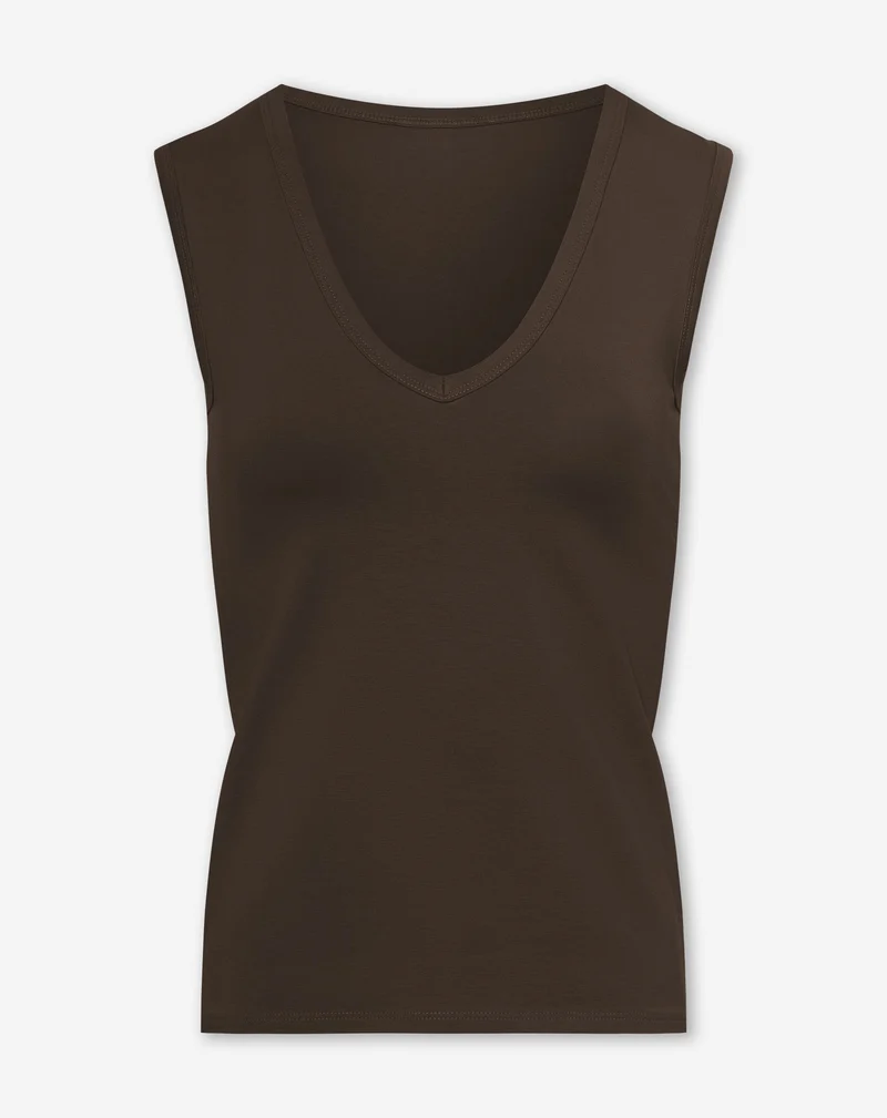 SLEEVELESS VNECK TOP BRUIN