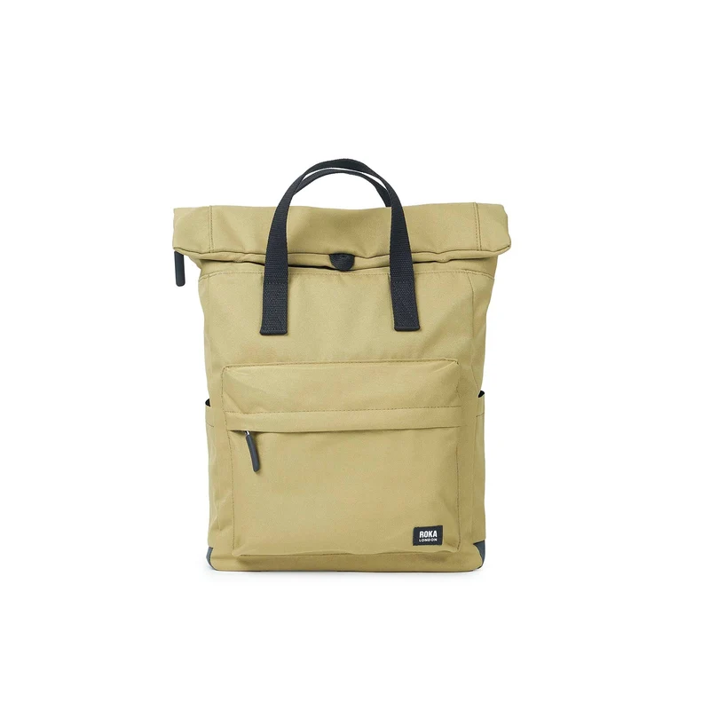 ROKA Black Label Canfield B Khaki Medium Tas van gerecycled canvas