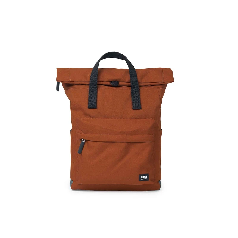 ROKA Black Label Canfield B Bran middelgrote tas van gerecycled canvas
