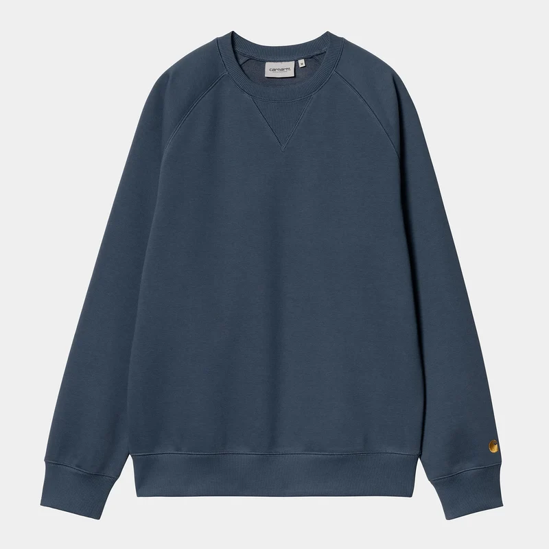 Carhartt WIP Heren Chase Sweat Top - Donkerblauw