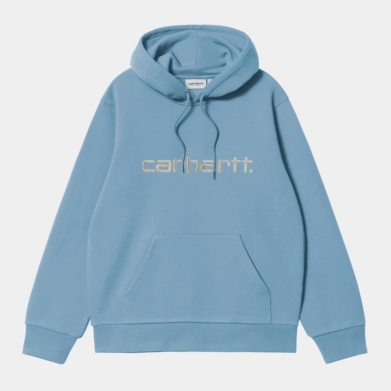 Carhartt WIP HEREN Carhartt Hoodie - Bluebird / Fleur De Sel