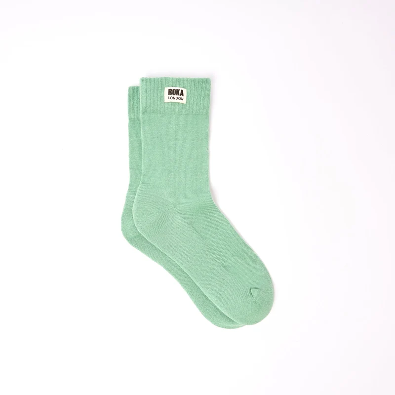 ROKA Wimbledon biologisch katoenen sokken | Matcha
