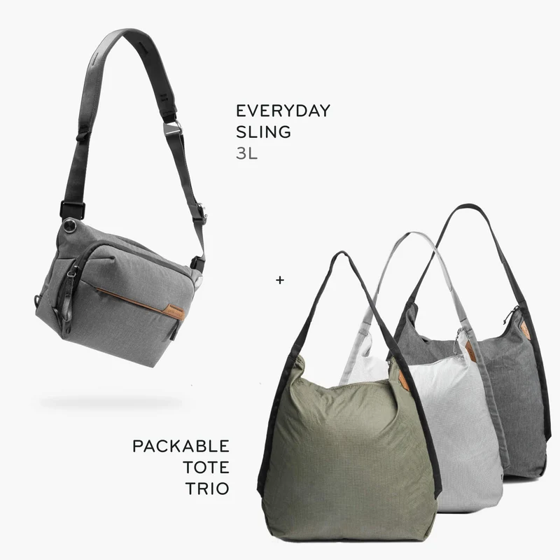3L Everyday Sling + Bundle 1 | Ash