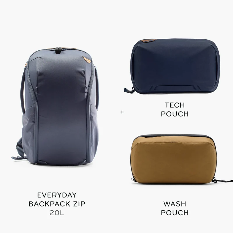 20L Everyday Backpack Zip + Bundle 1 | Midnight