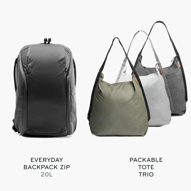 20L Everyday Backpack Zip + Bundle 2 | Black