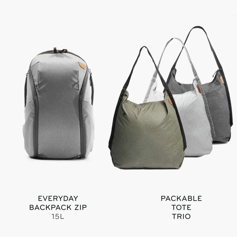 15L Everyday Backpack Zip + Bundle 2 | Ash