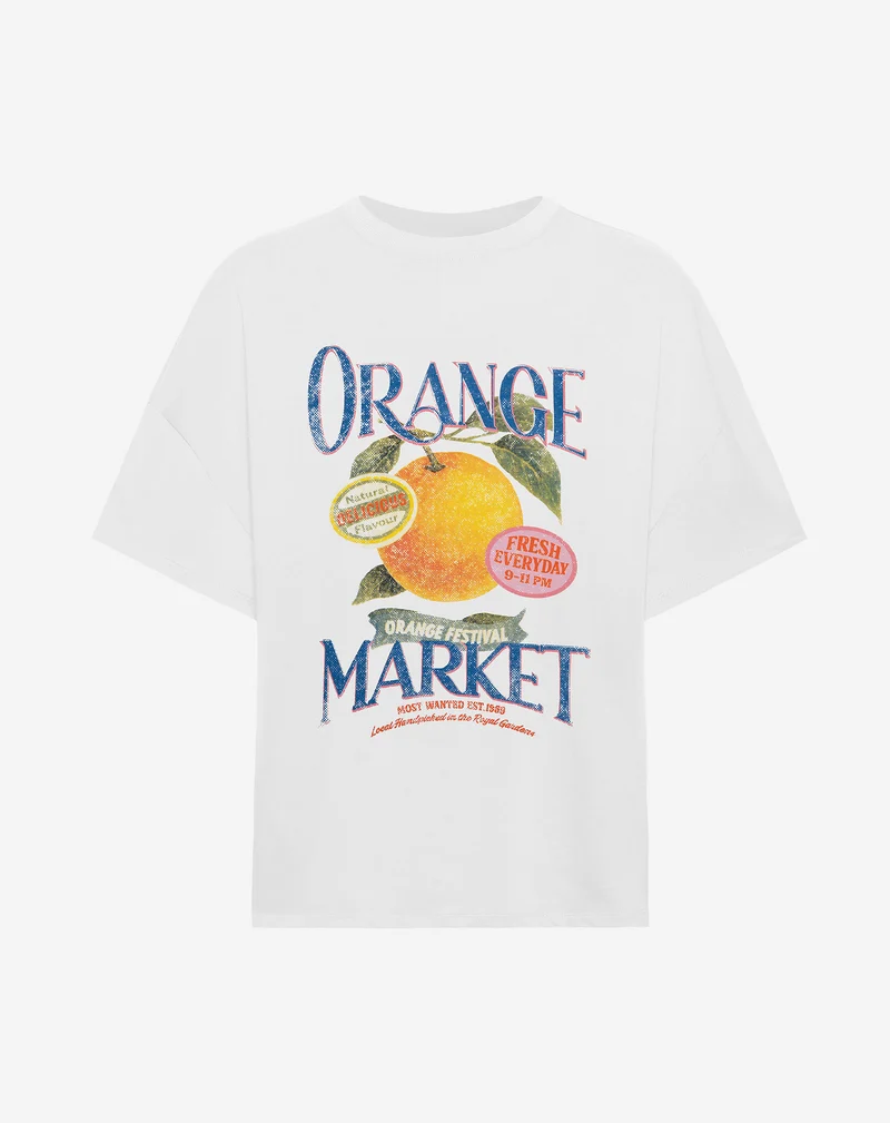 ORANGE MARKET OVERSIZED TEE CRÈME