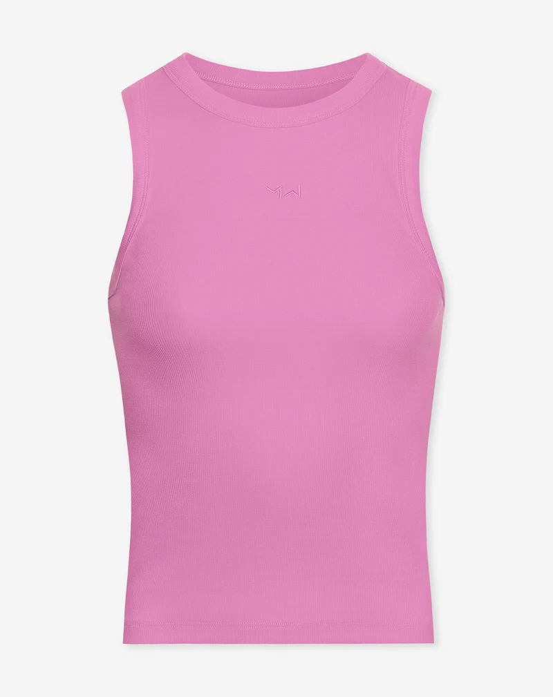 RACERBACK EMBROIDERY TOP ROZE